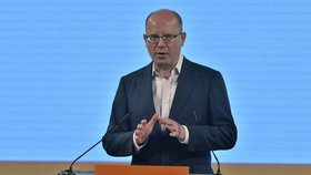 Premiér Bohulav Sobotka na programové konferenci ČSSD