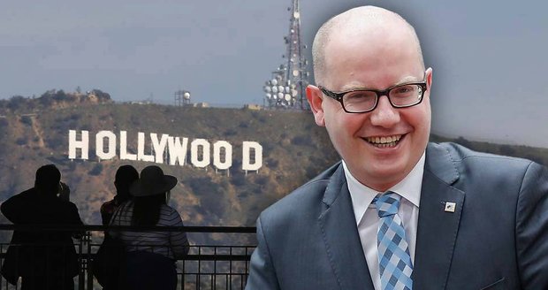 Sobotka v Hollywoodu: Premiér bude lákat do Česka americké filmaře 