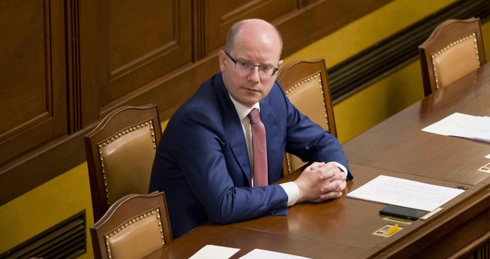 Premiér Bohuslav Sobotka ve Sněmovně (27. 5. 2016)