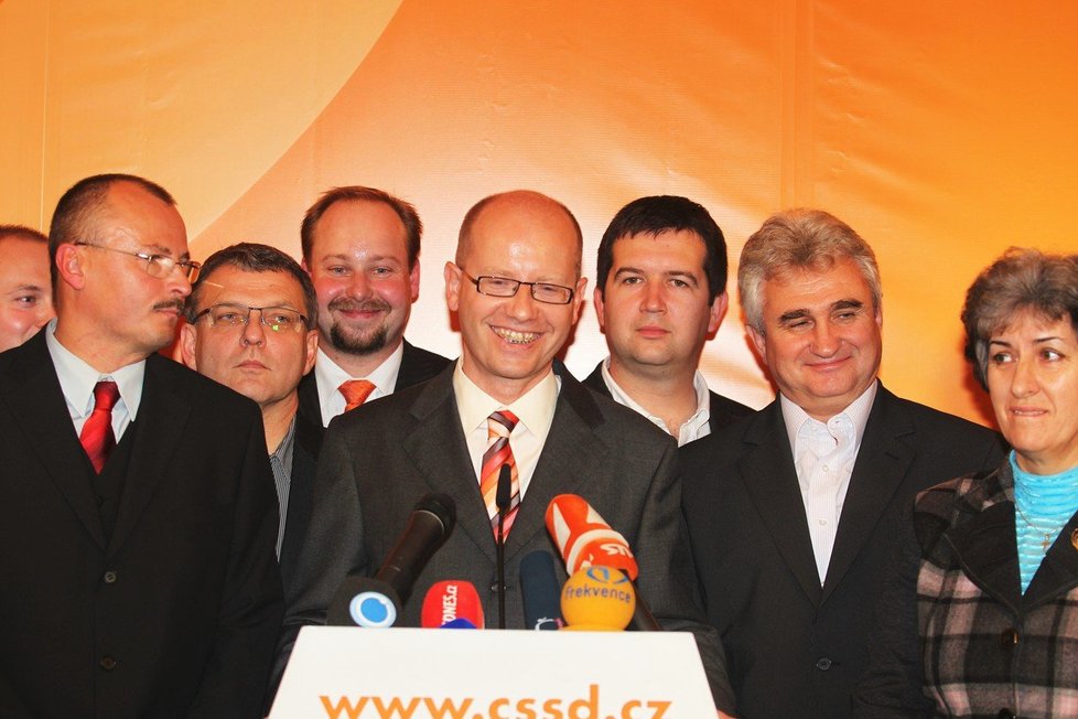 Tisková konference ČSSD v roce 2010