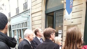 Návštěva české delegace v čele s premiérem Bohuslavem Sobotkou (ČSSD) v Paříži
