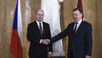 Premiér Sobotka v Rize: Schůzka s lotyšským hostitelem summitu, předsedou vlády Kučinskisem