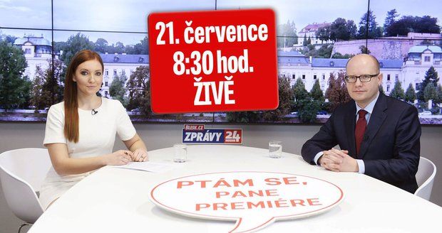 Ptám se, pane premiére: Živě od 8:30 Sobotka o teroru i změnách v Evropě