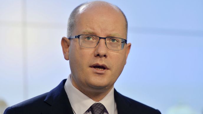 Premiér Bohuslav Sobotka (ČSSD) promluvil o prioritách vlády do konce funkčního období