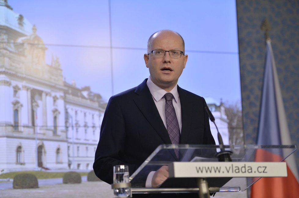 Premiér Bohuslav Sobotka (ČSSD) promluvil o prioritách vlády do konce funkčního období.