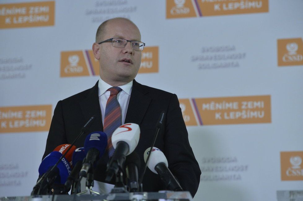 Premiér Bohuslav Sobotka (ČSSD) oznámil změny ve vládě.