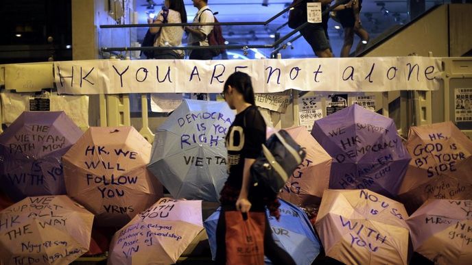 protesty v Hongkongu