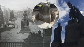 Socha svatého Václava a její okolí se v dubnu navrátí do své původní podoby.