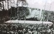 Odhalení sochy v říjnu 1928 se zúčastnilo 33 tisíc osob. Sám Masaryk ale Rudku nikdy nenavštívil.