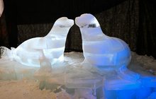 Pustevny opět zdobí monumenty z ledu 