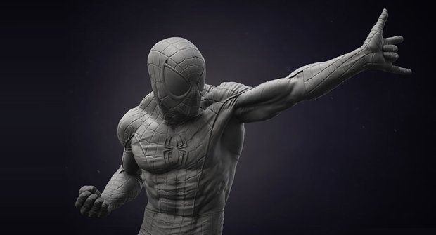 Galerie: Spider-Man, Captain America, Thorin a spol. jako klasické antické sochy