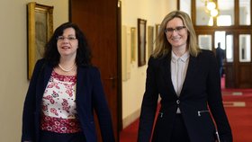 Ministryně Karla Šlechtová a Michaela Marksová