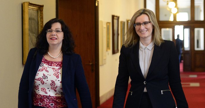 Ministryně Karla Šlechtová a Michaela Marksová