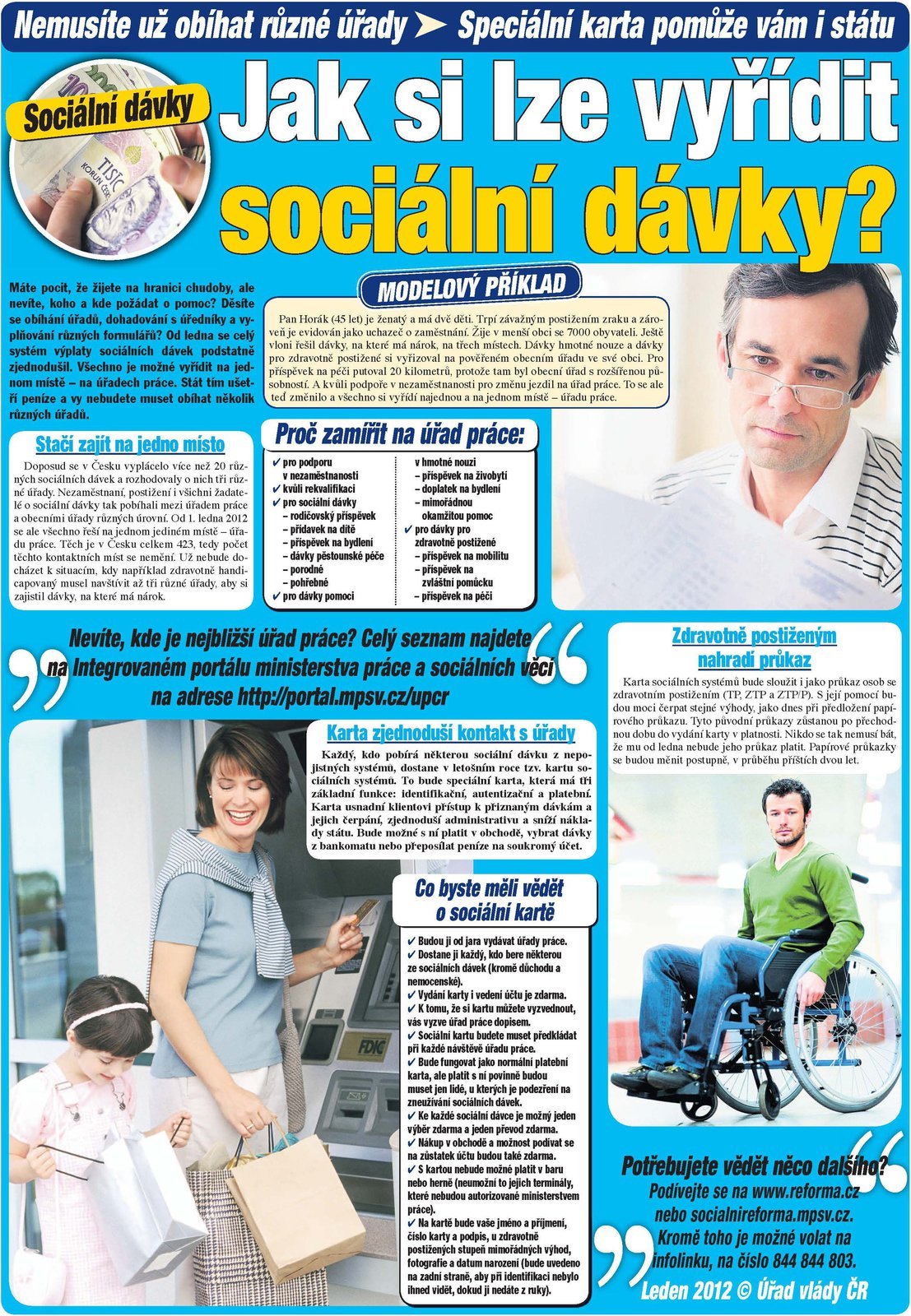 Jak se mění sociální dávky a pracovní trh v roce 2012