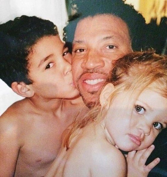 Lionel Richie s dcerou Sofií a synem Milesem