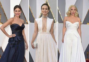 Nádherné šperky předvedly kromě Lady Gaga i Sofia Vergara a Olivia Wilde.