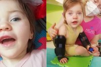 Sofinka (1) bojuje od narození s vážnými zdravotními problémy: Jednoho dne se postaví na nohy, věří její maminka