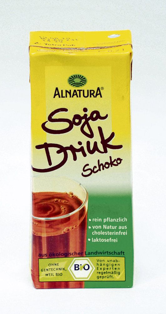 Sójový nápoj čokoládový – nemůže nahradit mléko, obsahuje cukry