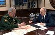Ministr obrany Šojgu podal hlášení Vladimiru Putinovi (25.12.2023)