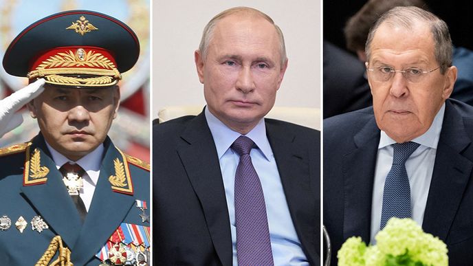 Sergej Šojgu, Vladimir Putin, Sergej Lavrov