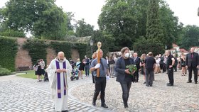 Poslední rozloučení s filozofem Janem Sokolem v Praze (24. 6. 2021): Tomáš Halík