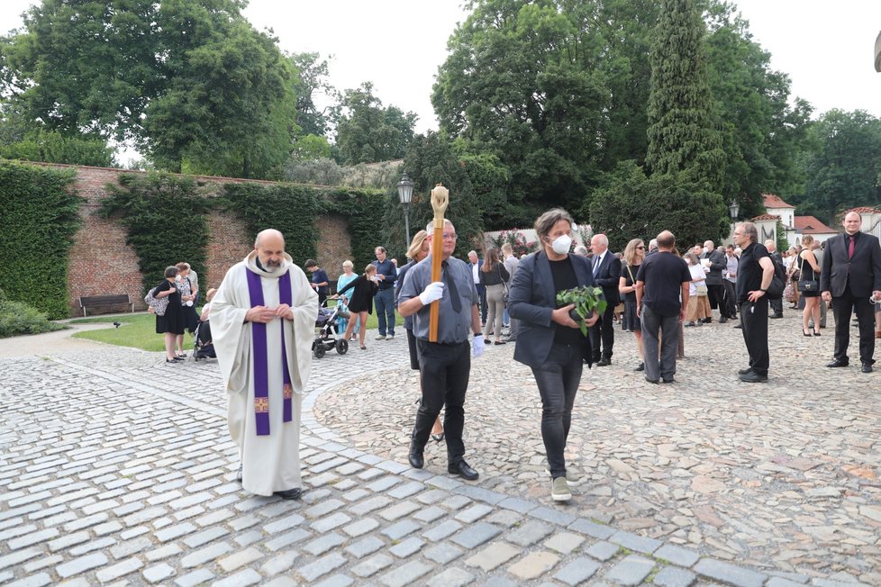 Poslední rozloučení s filozofem Janem Sokolem v Praze (24. 6. 2021): Tomáš Halík