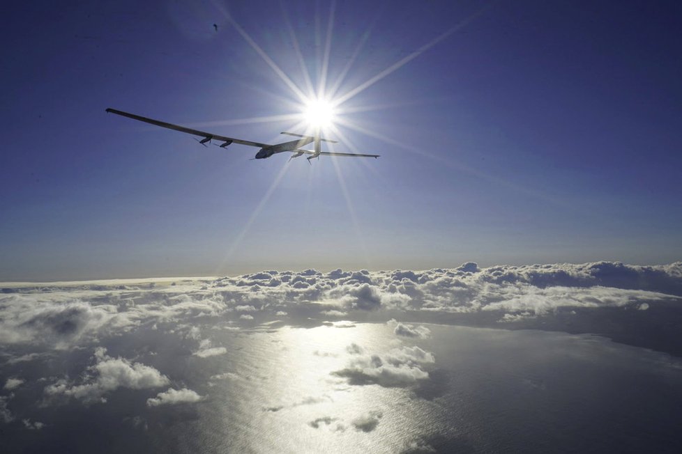 Solar Impulse 2 pilotované Bertrandem Piccardem