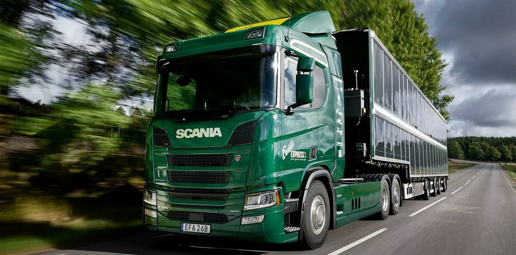 Solární kamion Scania