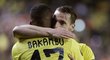 Útočná dvojice Villarrealu Roberto Soldado a Cédric Bakambu budí velký respekt