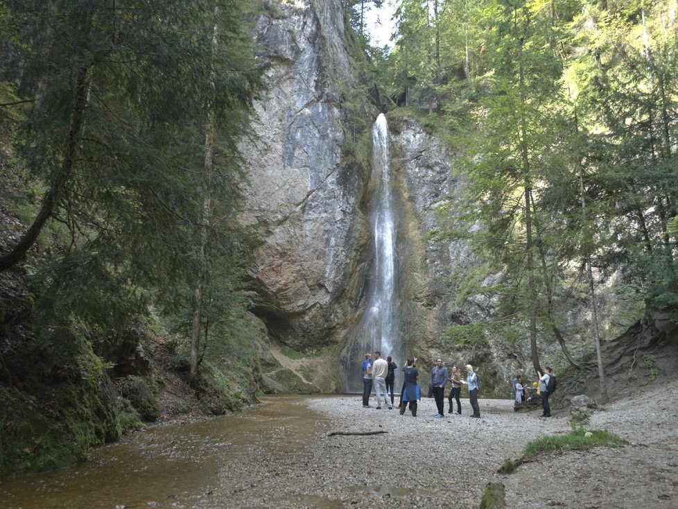 Fuschlsee: Vodopád Plotz nedaleko jezera