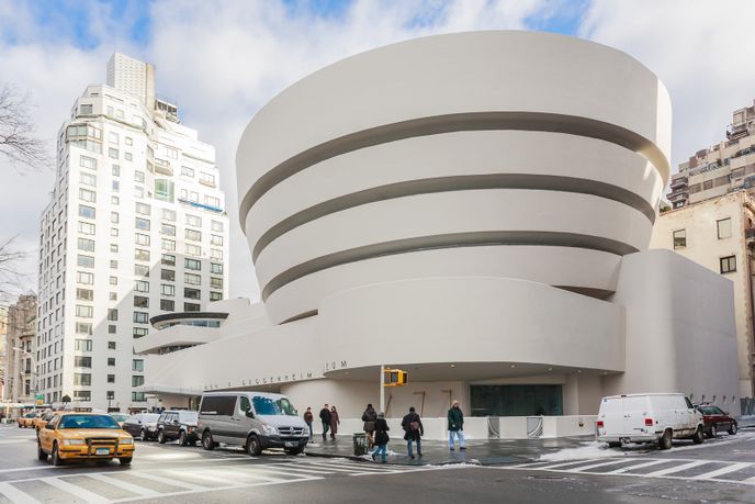 Guggenheimovo muzeum v New Yorku je jedna z nejznámějších galerií moderního umění.