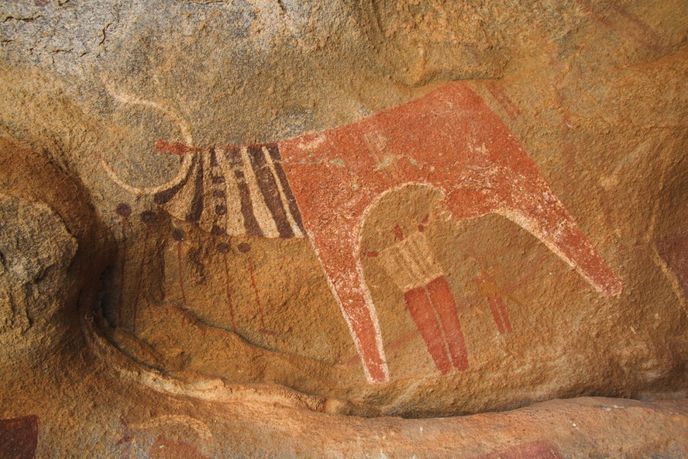 Laas Geel s dochovanými prehistorickými malbami z 9. až 3. tisíciletí př. n. l. Laas Geel s dochovanými prehistorickými malbami z 9. až 3. tisíciletí př. n. l.