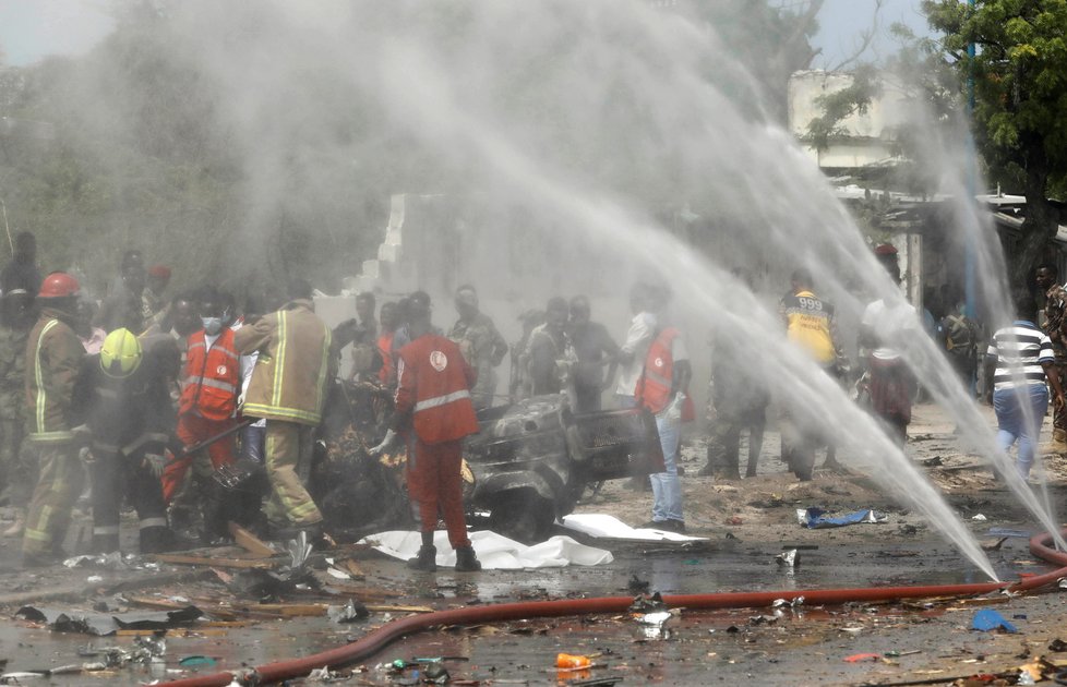 Sebevražedný útok v Somálsku (10.7.2021)