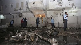 Teroristé zaútočili na hotel v centru Mogadiša
