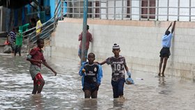 Silné srážky a záplavy postihly i Somálsko. (26. 11. 2019)