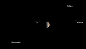 Jupiter pohledem Juna