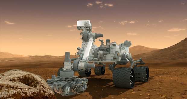 Grafika: Takto se projíždí Curiosity po povrchu Marsu