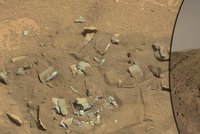 Objev sondy Curiosity na Rudé planetě: Našla kosti marťanů?