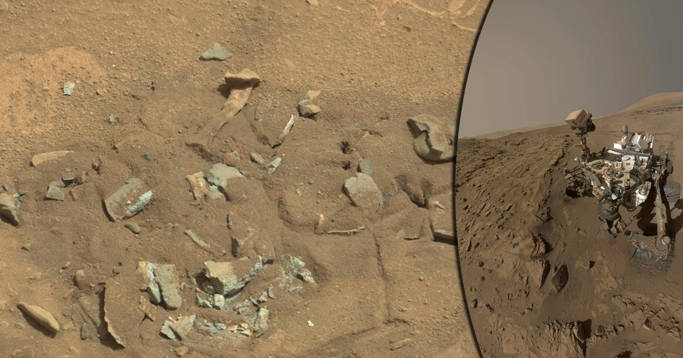Nalezla sonda Curiosity na Marsu kosti?