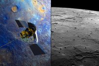 Sonda Messenger se zřítila na planetu Merkur, k Zemi míří trosky ruské kosmické lodi