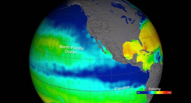 Aquarius nad zlato: Sonda měří slanost oceánů