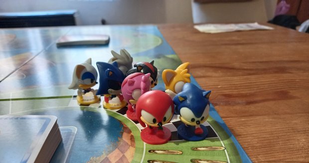Desková hra Sonic a parťáci.