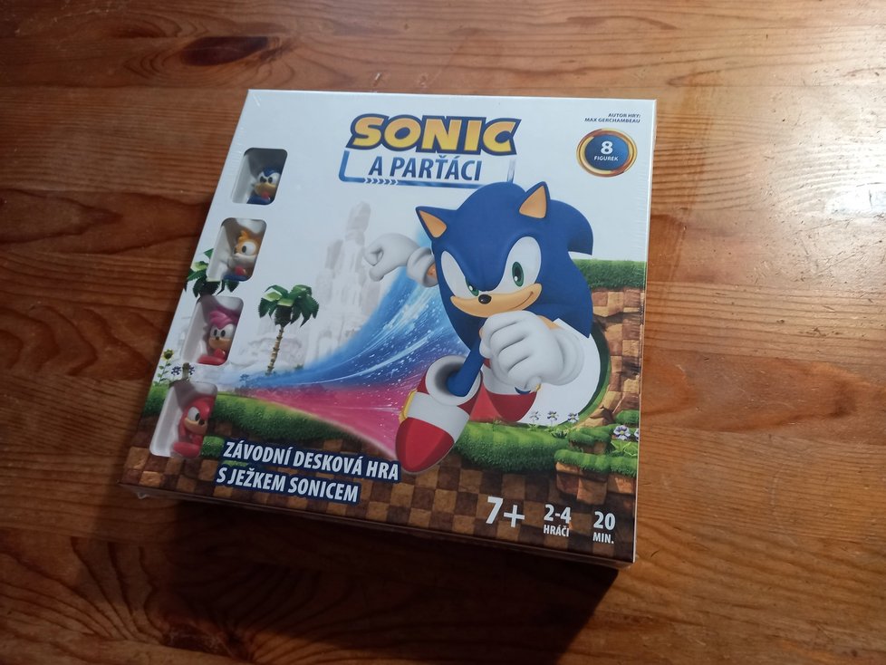 Desková hra Sonic a parťáci.