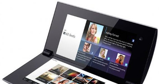 Sony Tablet P je vybaven dvěma dotykovými obrazovkami