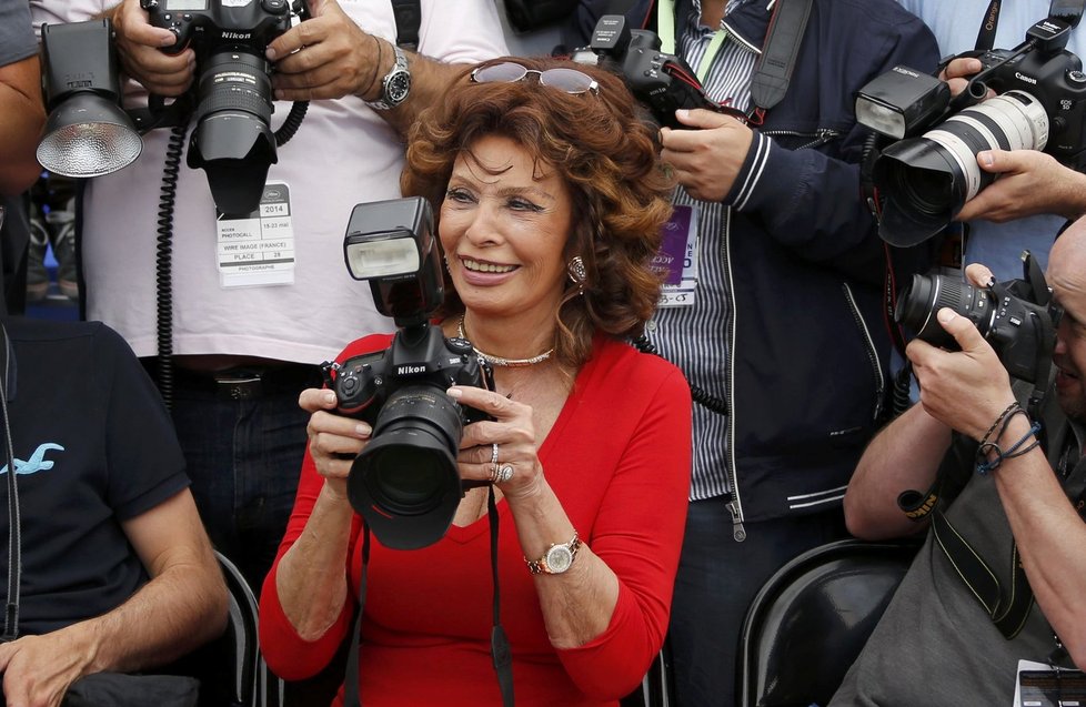 Fotoaparátu se chopila legendární italská herečka Sophia Loren (79)!
