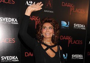 Sophia Loren na premiéře