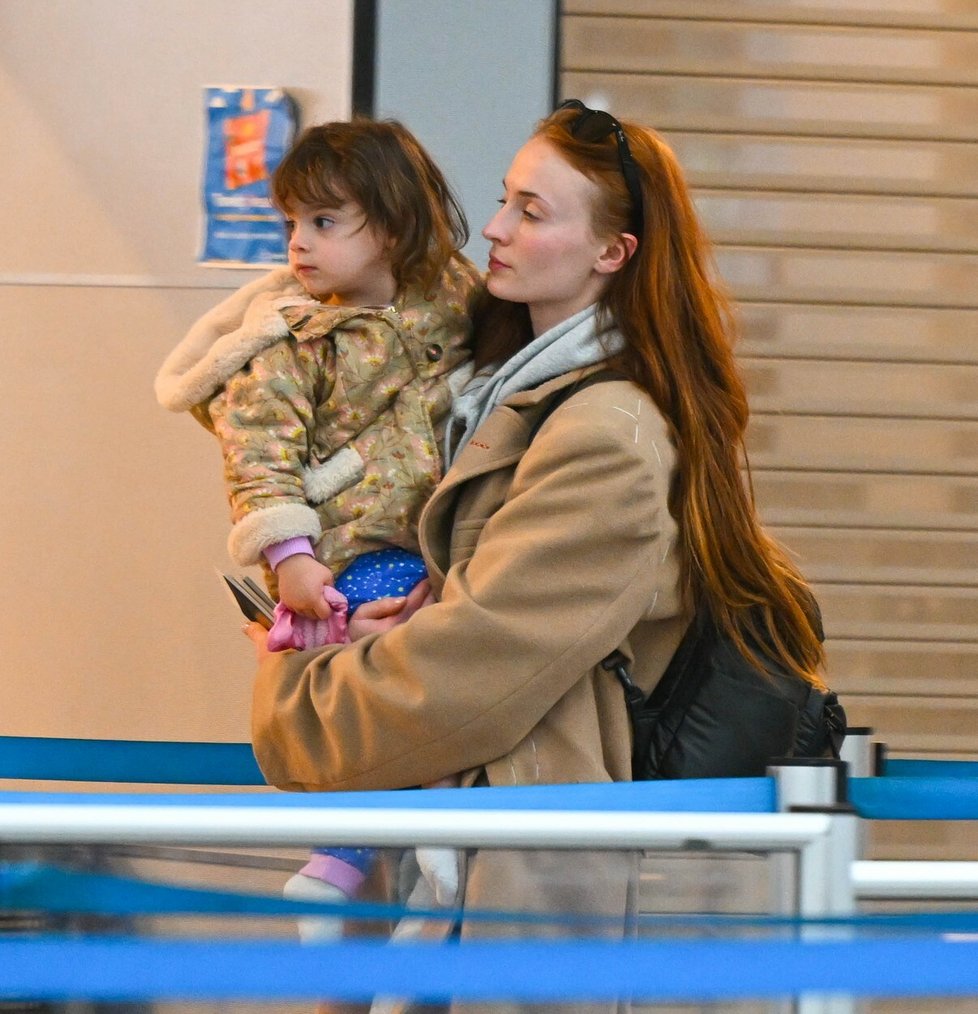 Sophie Turnerová s dcerou