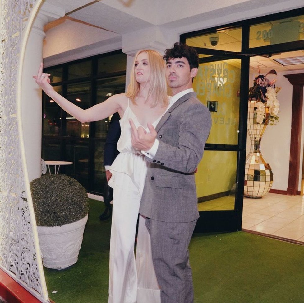 Svatba Sophie Turnerová a Joea Jonase v Las Vegas