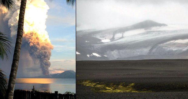 Varování před erupcemi sopek: Sopečný popel ohrožuje leteckou dopravu
