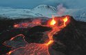 Sopka Fagradalsfjall na Islandu krátce po březnovém zahájení erupce